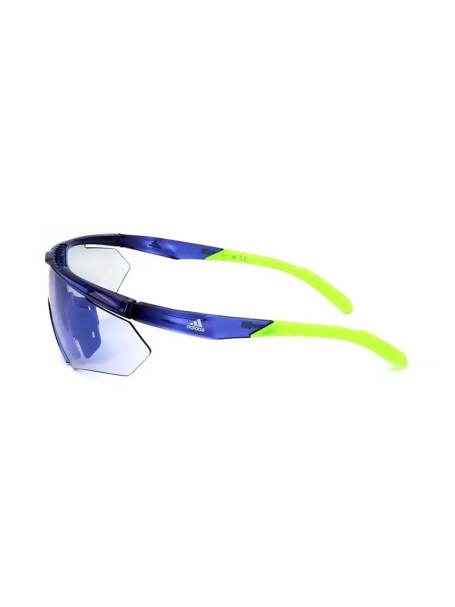 Мужские солнцезащитные очки Adidas Blue Shield SP0027-91X-2 — изображение 3 из 3, синий