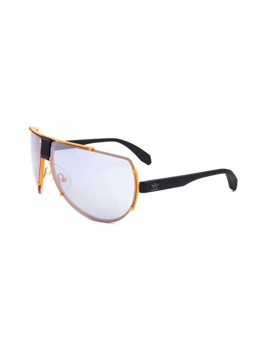 Мужские солнцезащитные очки Adidas оранжевые Aviator OR0031 — изображение 2 из 3, серый