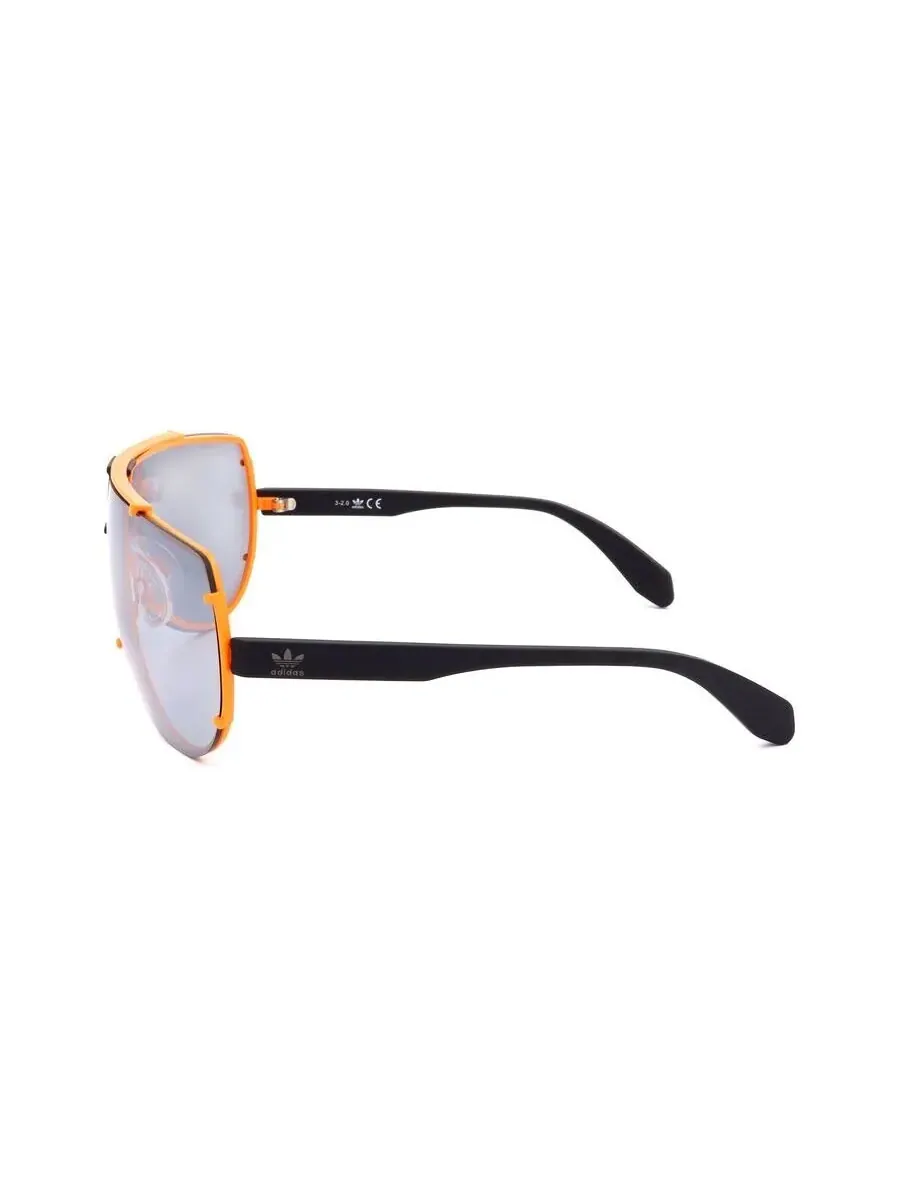 Мужские солнцезащитные очки Adidas оранжевые Aviator OR0031 — изображение 3 из 3, серый