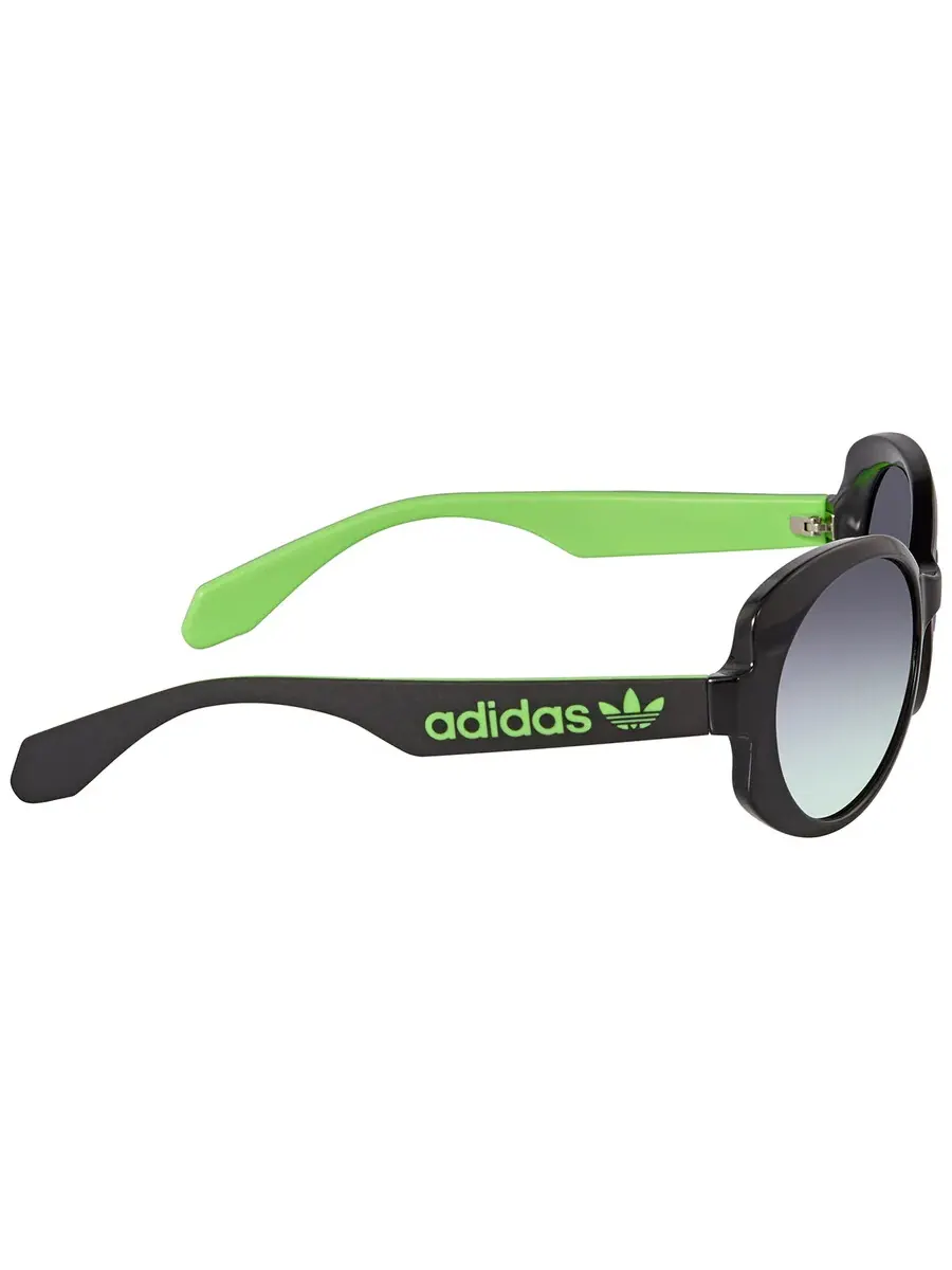 Женские солнцезащитные очки Adidas Originals Gradient Mirror Violet Oval OR0020 01Z 56 — изображение 3 из 3, черный