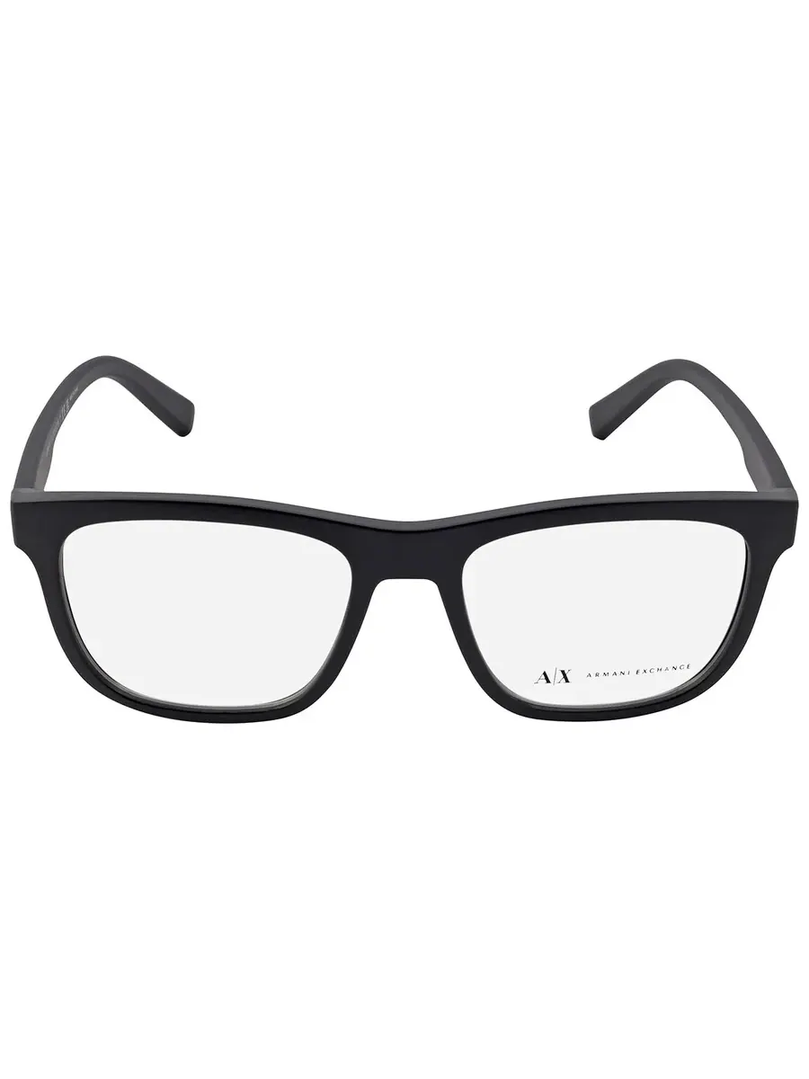 Демонстрационные линзы Armani Exchange, квадратные мужские очки AX3050 8078 53