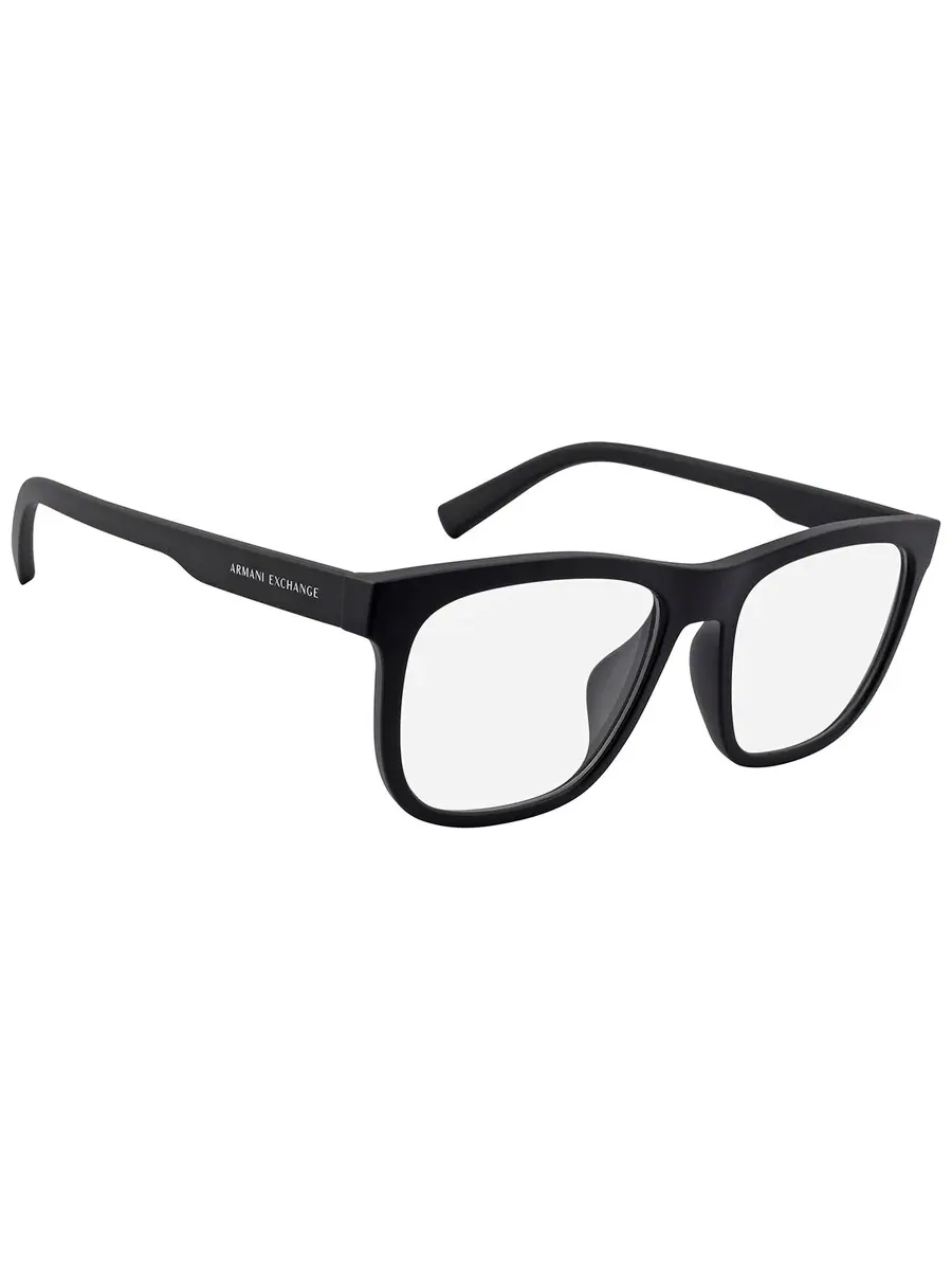 Мужские очки Armani Exchange Demo Rectangular AX3050F 8078 55 — изображение 2 из 4, черный