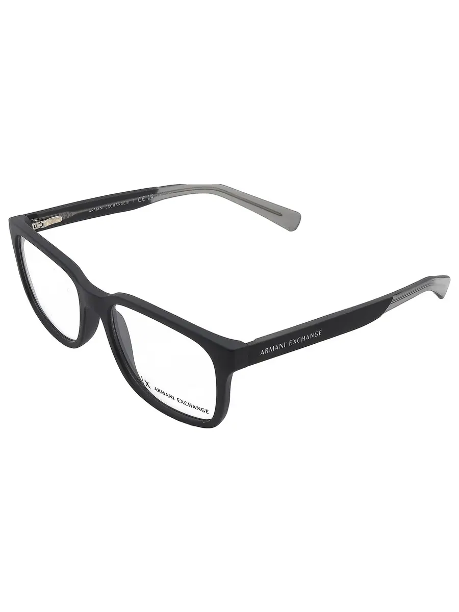 Мужские очки Armani Exchange Demo Square AX3029 8182 54 — изображение 5 из 6, черный