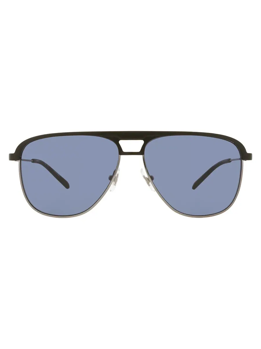 Солнцезащитные очки Arnette Dark Blue Pilot унисекс AN3082 733/55 57 — черный