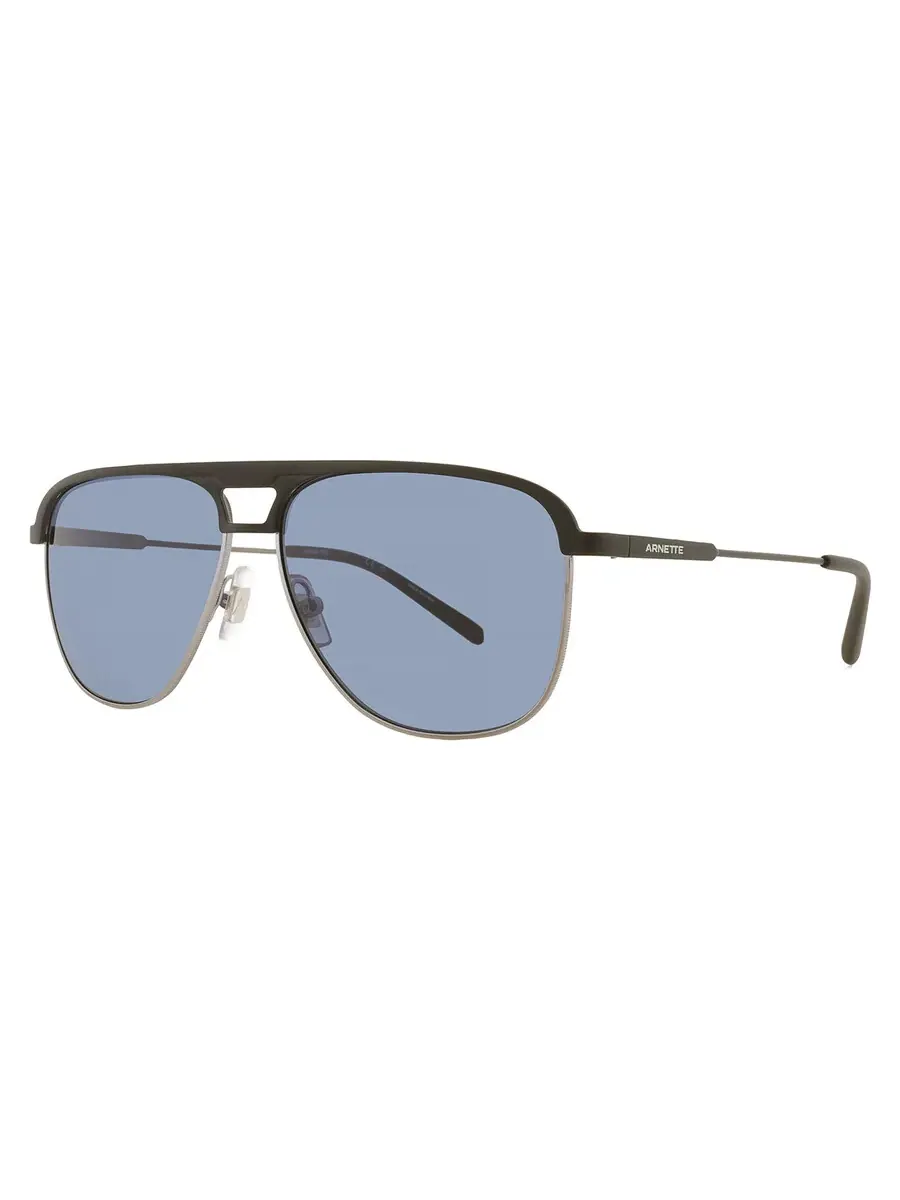 Солнцезащитные очки Arnette Dark Blue Pilot унисекс AN3082 733/55 57 — изображение 2 из 4, черный