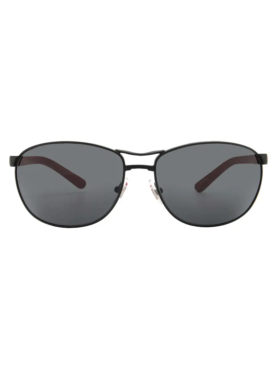 Мужские солнцезащитные очки Arnette Grey Oval AN3090 737/87 64 — черный
