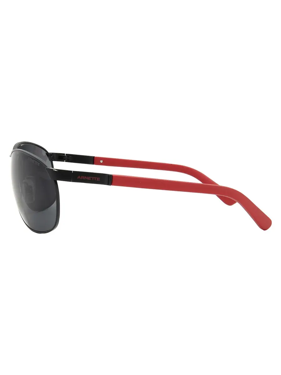 Мужские солнцезащитные очки Arnette Grey Oval AN3090 737/87 64 — изображение 3 из 4, черный