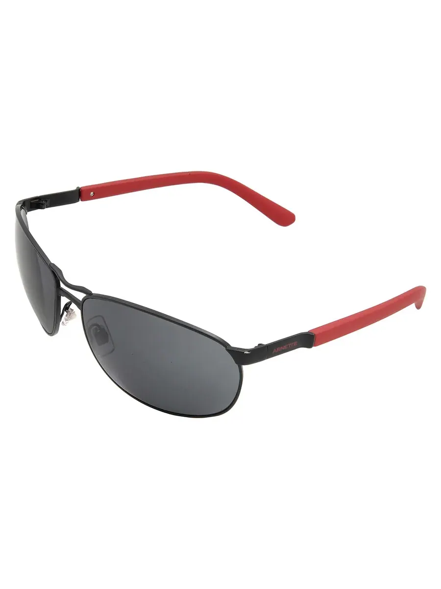 Мужские солнцезащитные очки Arnette Grey Oval AN3090 737/87 64 — изображение 4 из 4, черный