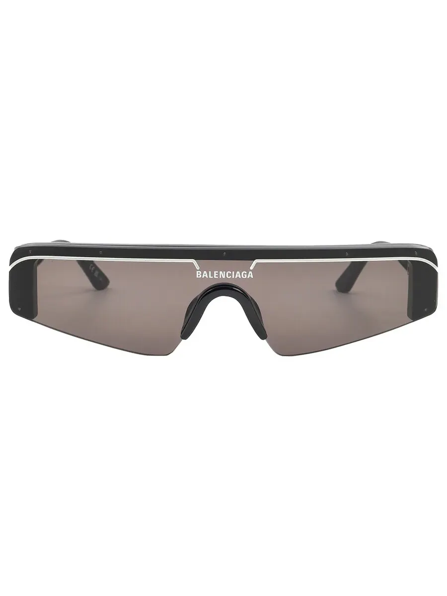 Очки унисекс Balenciaga Gray Shield BB0003S 001 99