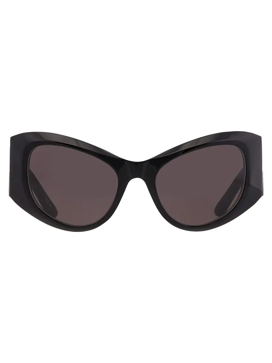 Очки для женщин Balenciaga Grey Browline BB0393S 001 57