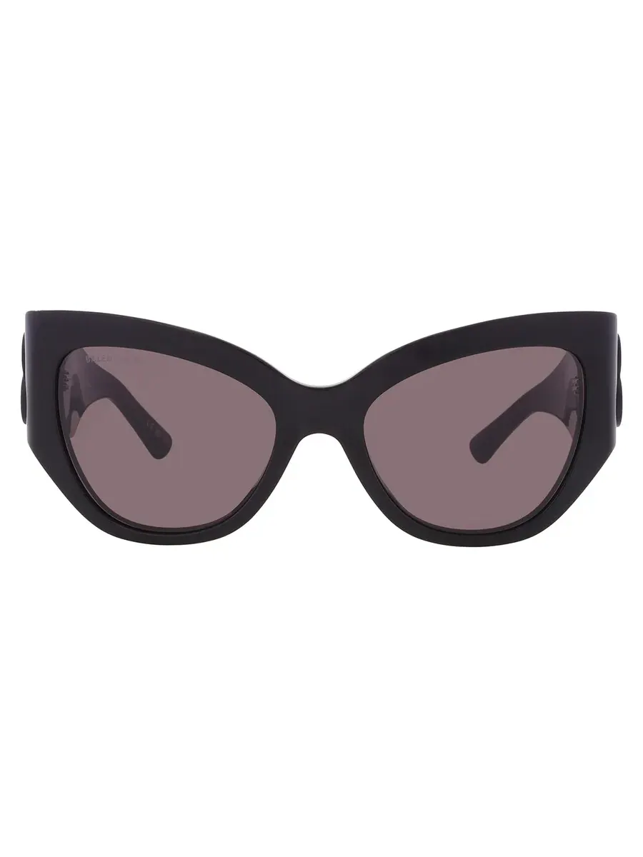 Женские солнцезащитные очки Balenciaga Grey Butterfly BB0322S 001 57