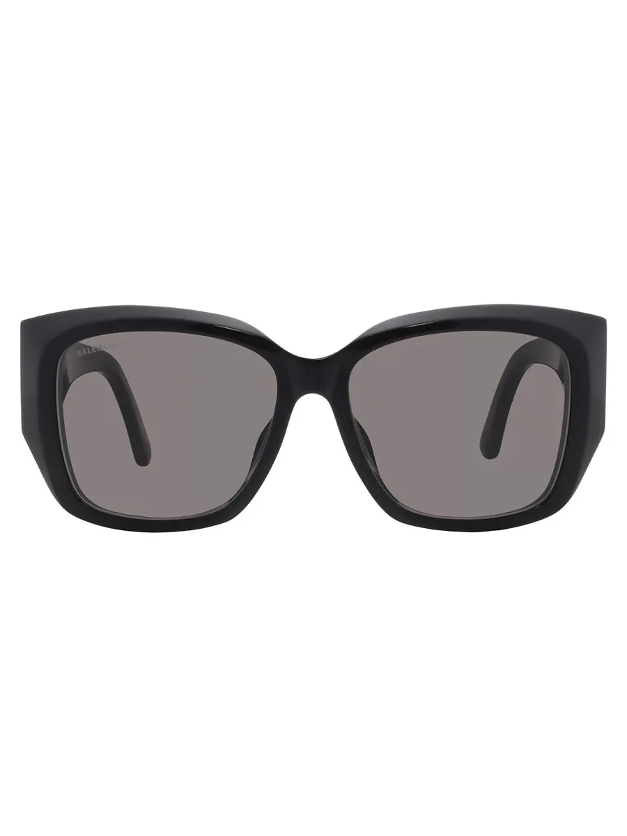 Женские солнцезащитные очки Balenciaga Grey Butterfly BB0445SK 001 56
