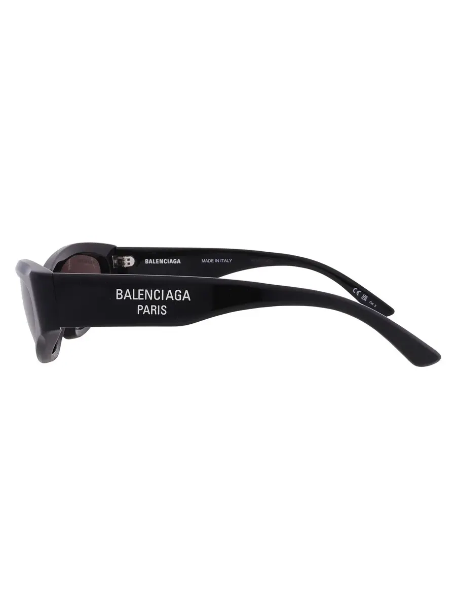 Очки для женщин Balenciaga серые кошачий глаз BB0387S 001 58 — изображение 4 из 5, черный