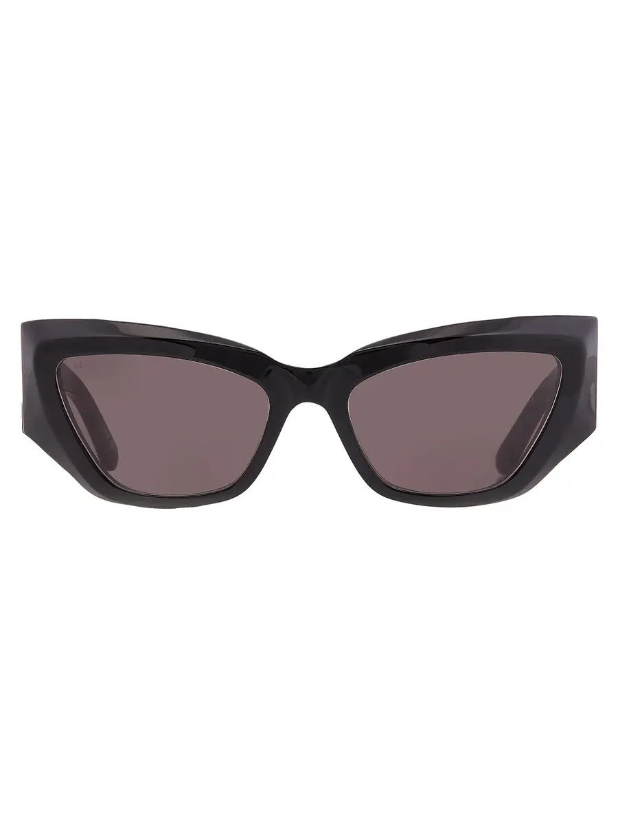 Очки для женщин Balenciaga серые кошачий глаз BB0444S 002 60