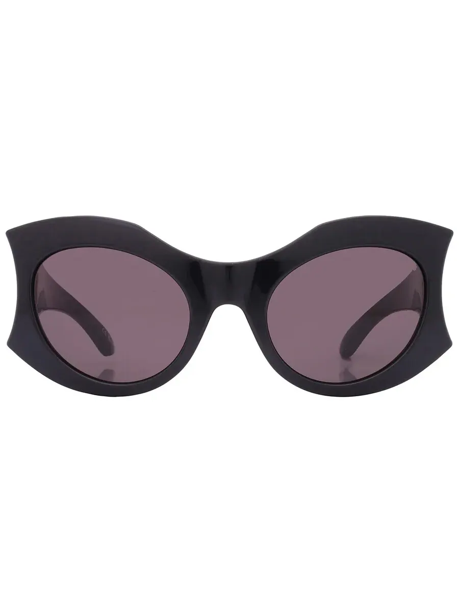 Очки для женщин Balenciaga серые неправильной формы BB0256S 001 56