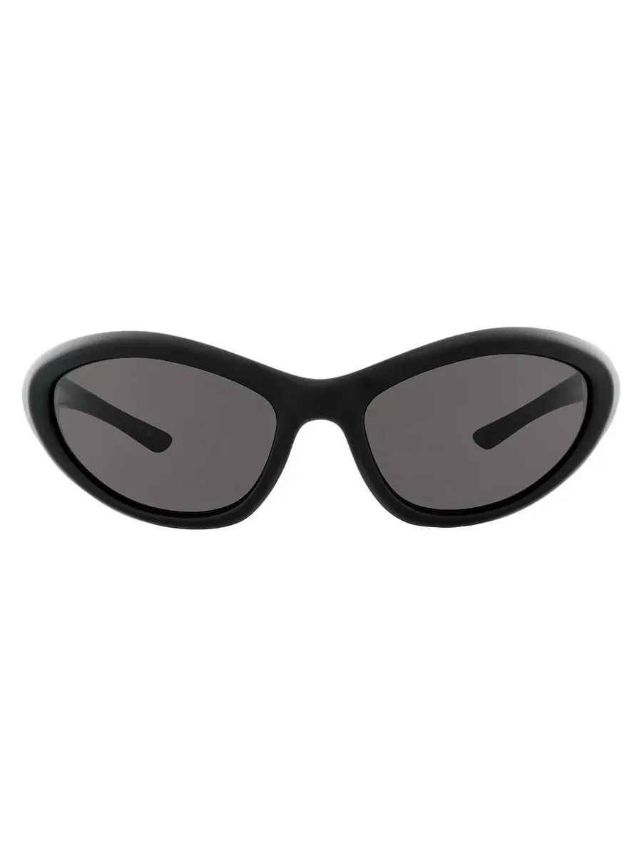 Очки солнцезащитные унисекс Balenciaga Grey Square BB0384S 001 70