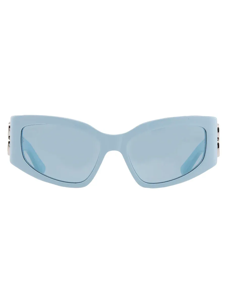 Солнцезащитные очки для женщин Balenciaga Light Blue Cat Eye BB0321S 014 57