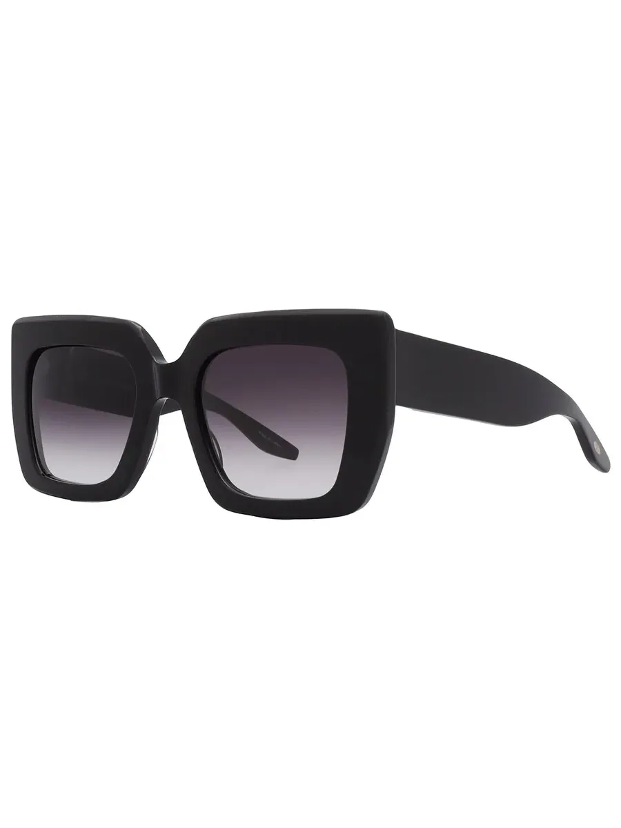 Женские солнцезащитные очки Barton Perreira Wailua Smolder Butterfly BP40025I 01A 52 — изображение 3 из 5, черный