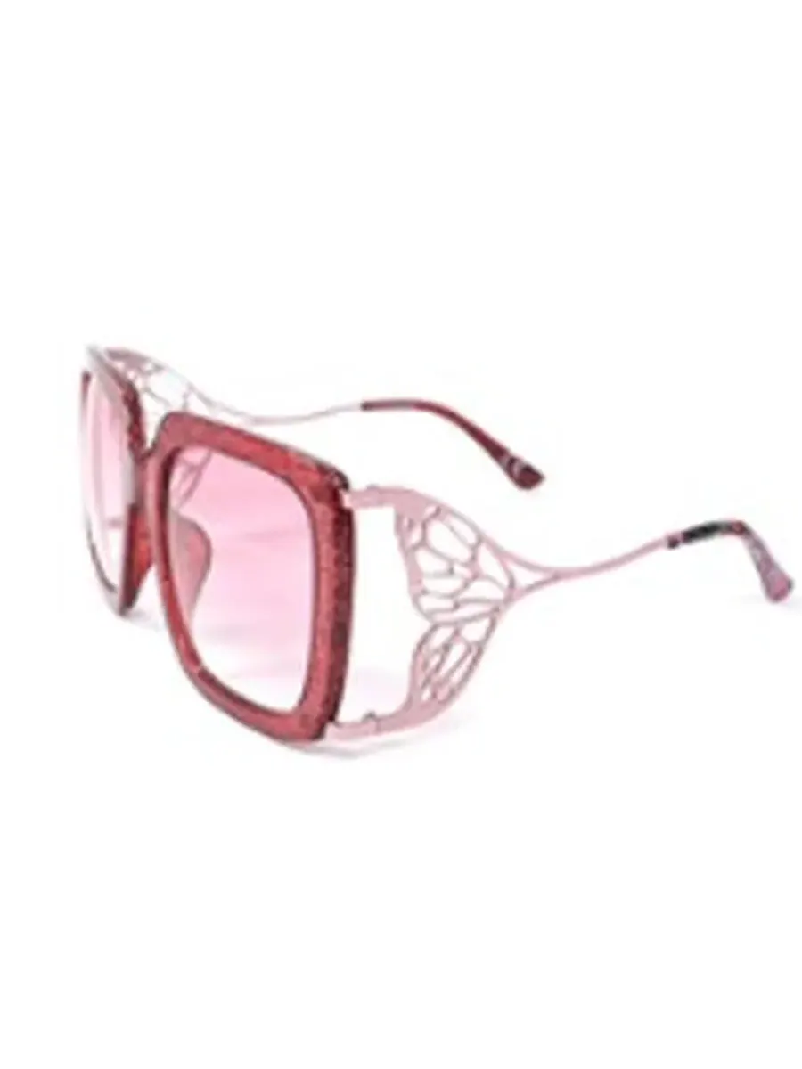 Солнцезащитные очки женские квадратные Betsey Johnson Burgundy Gradient 10262558.CGR BRYBRG