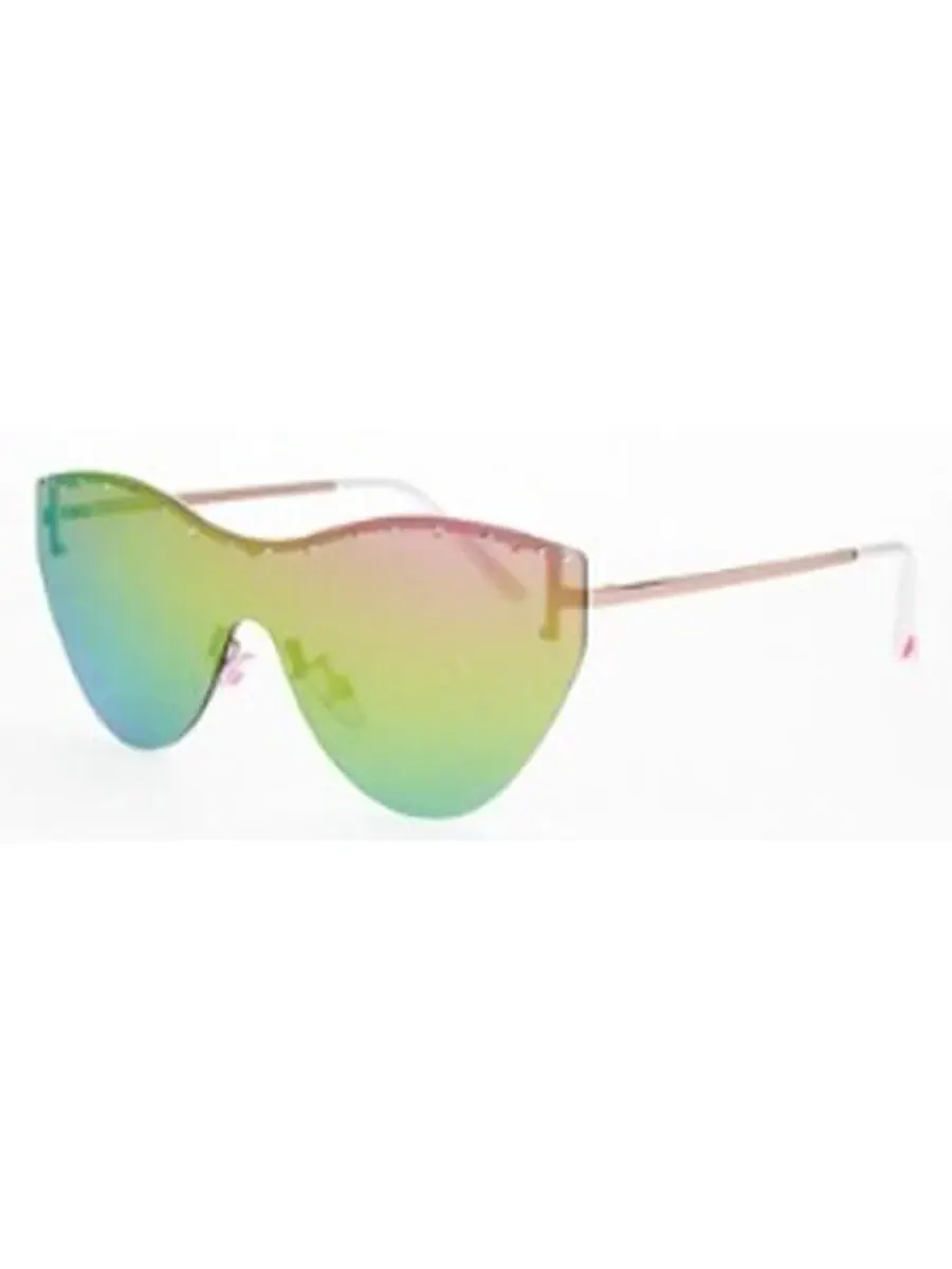 Очки для женщин Betsey Johnson Rainbow Shield 10267564.LTS GLDRBW — золотистый