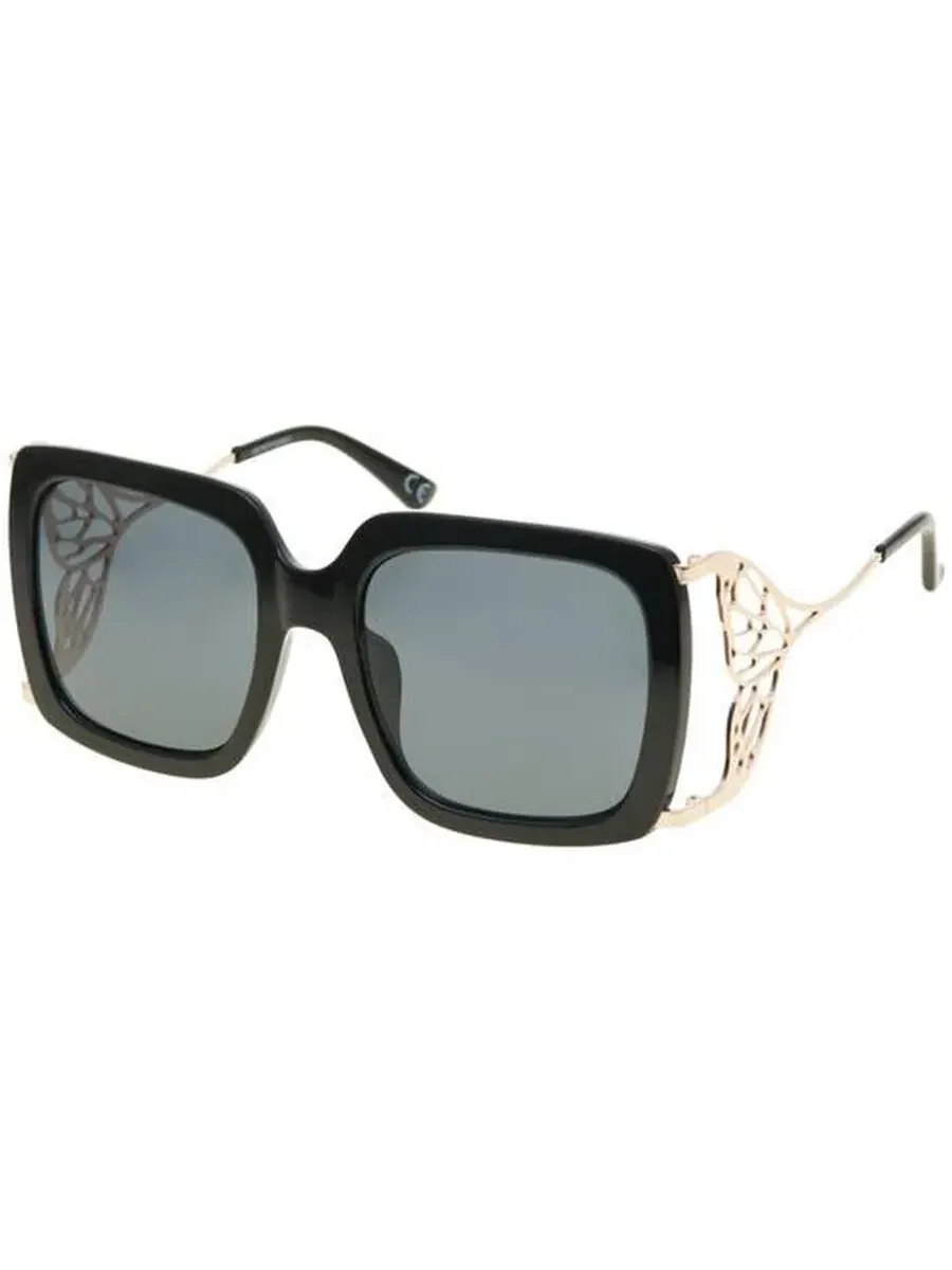 Солнцезащитные очки для женщин Betsy Johnson Smoke Square 10260844.LTS BLKSMK Betsey Johnson