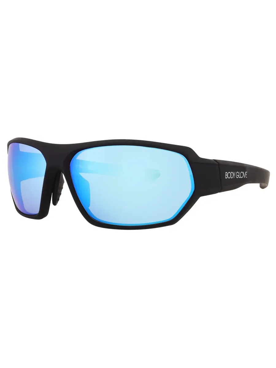 Очки солнцезащитные унисекс Body Glove BGPC 23 319 BLK MIR Blue Wrap 10266510.LTS BLK MIR — изображение 2 из 4, черный
