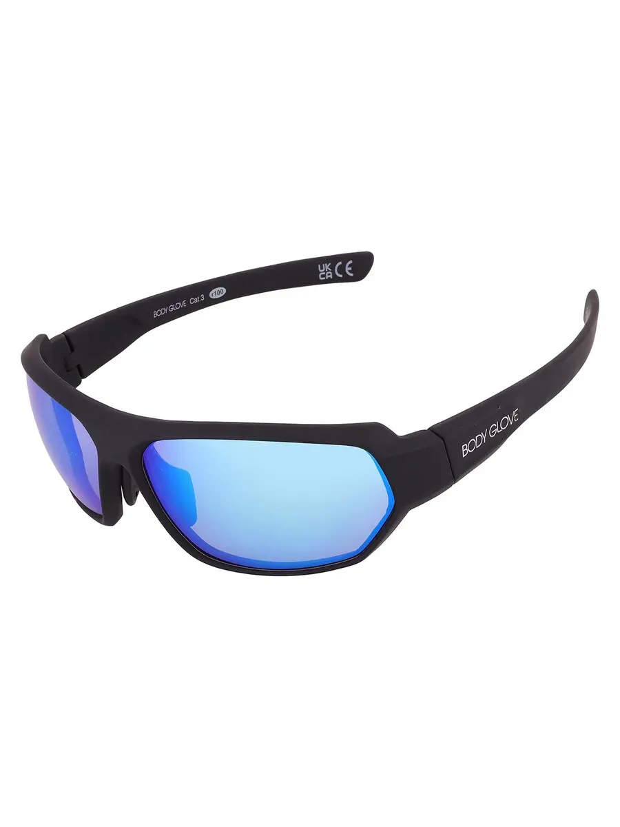 Очки солнцезащитные унисекс Body Glove BGPC 23 319 BLK MIR Blue Wrap 10266510.LTS BLK MIR — изображение 3 из 4, черный