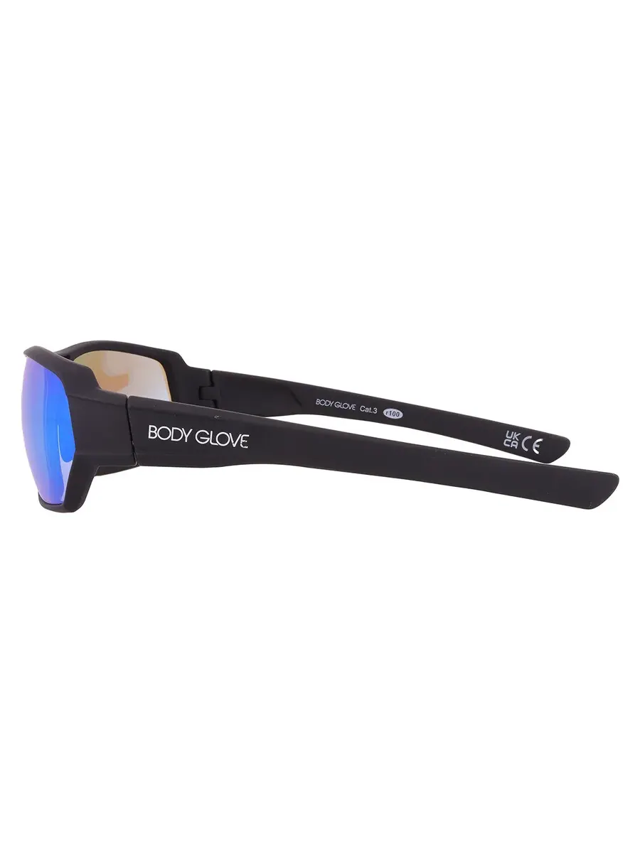 Очки солнцезащитные унисекс Body Glove BGPC 23 319 BLK MIR Blue Wrap 10266510.LTS BLK MIR — изображение 4 из 4, черный