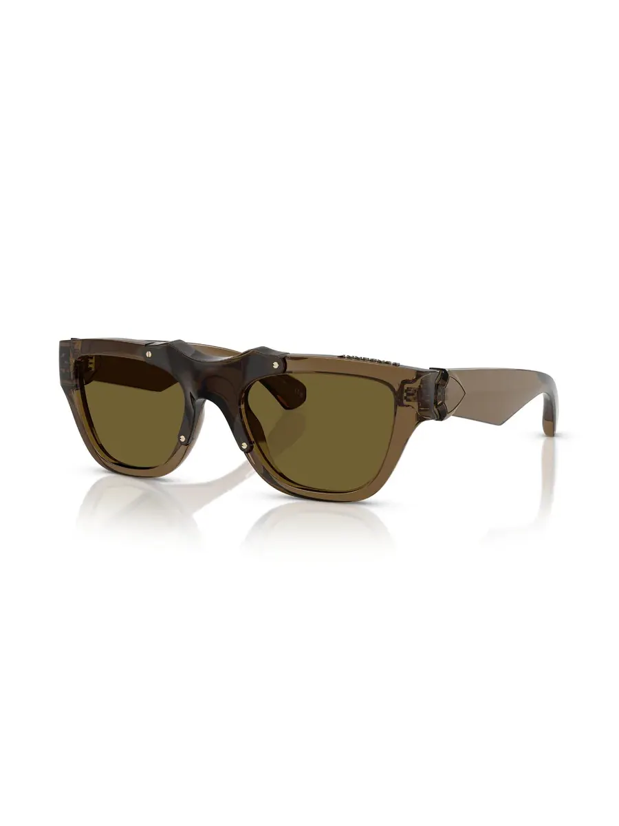 Солнцезащитные очки Burberry Dark Brown Square унисекс BE4445U 414373 53
