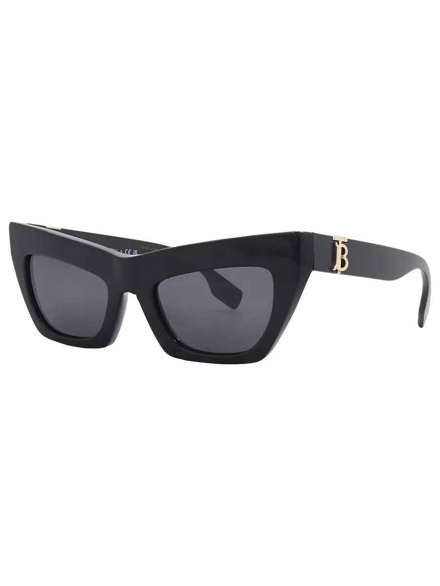 Очки солнцезащитные женские Burberry Dark Grey Cat Eye BE4405 300187 51 — изображение 3 из 6, серый