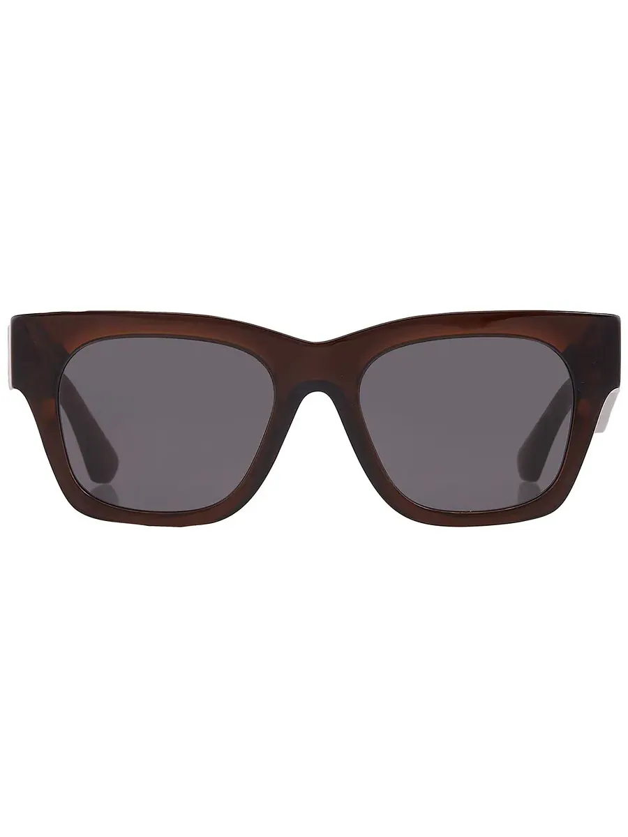 Женские солнцезащитные очки Burberry Dark Grey Square BE4424 411687 52