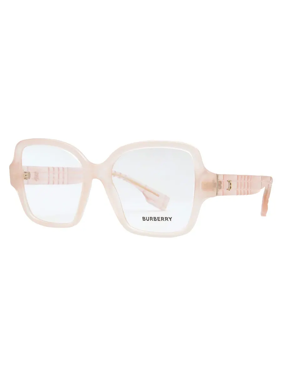 Женские очки Burberry Demo Butterfly BE2374 4060 52 — изображение 2 из 5, розовый