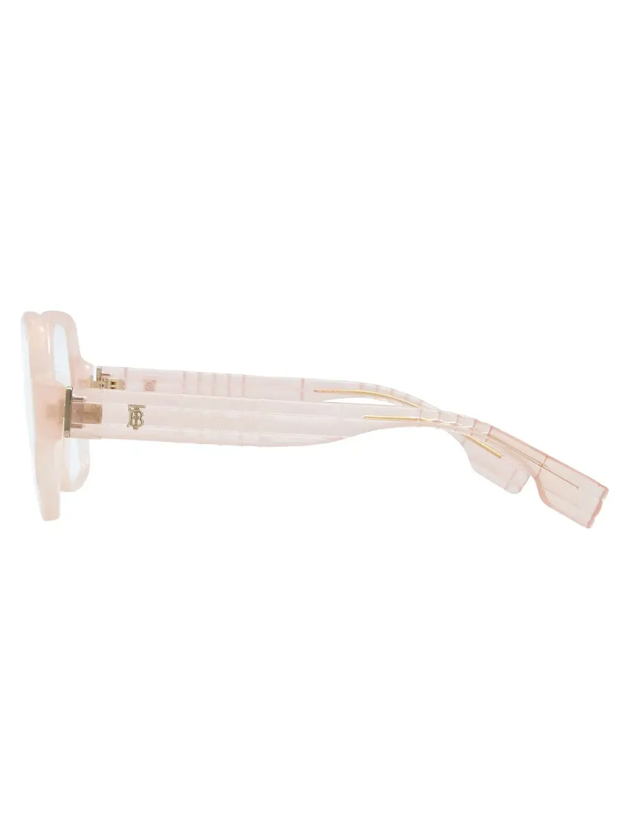 Женские очки Burberry Demo Butterfly BE2374 4060 52 — изображение 3 из 5, розовый