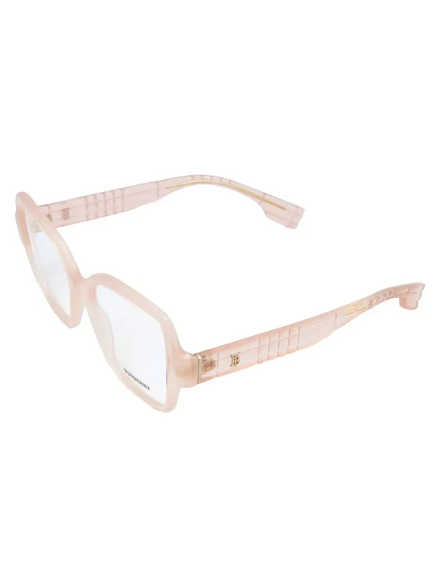 Женские очки Burberry Demo Butterfly BE2374 4060 52 — изображение 4 из 5, розовый