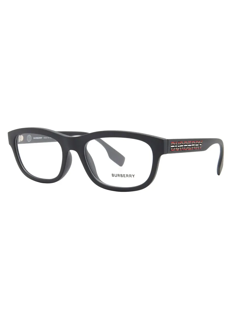 Очки для мужчин Burberry Demo Oval BE2385U 3464 56 — изображение 2 из 5, черный
