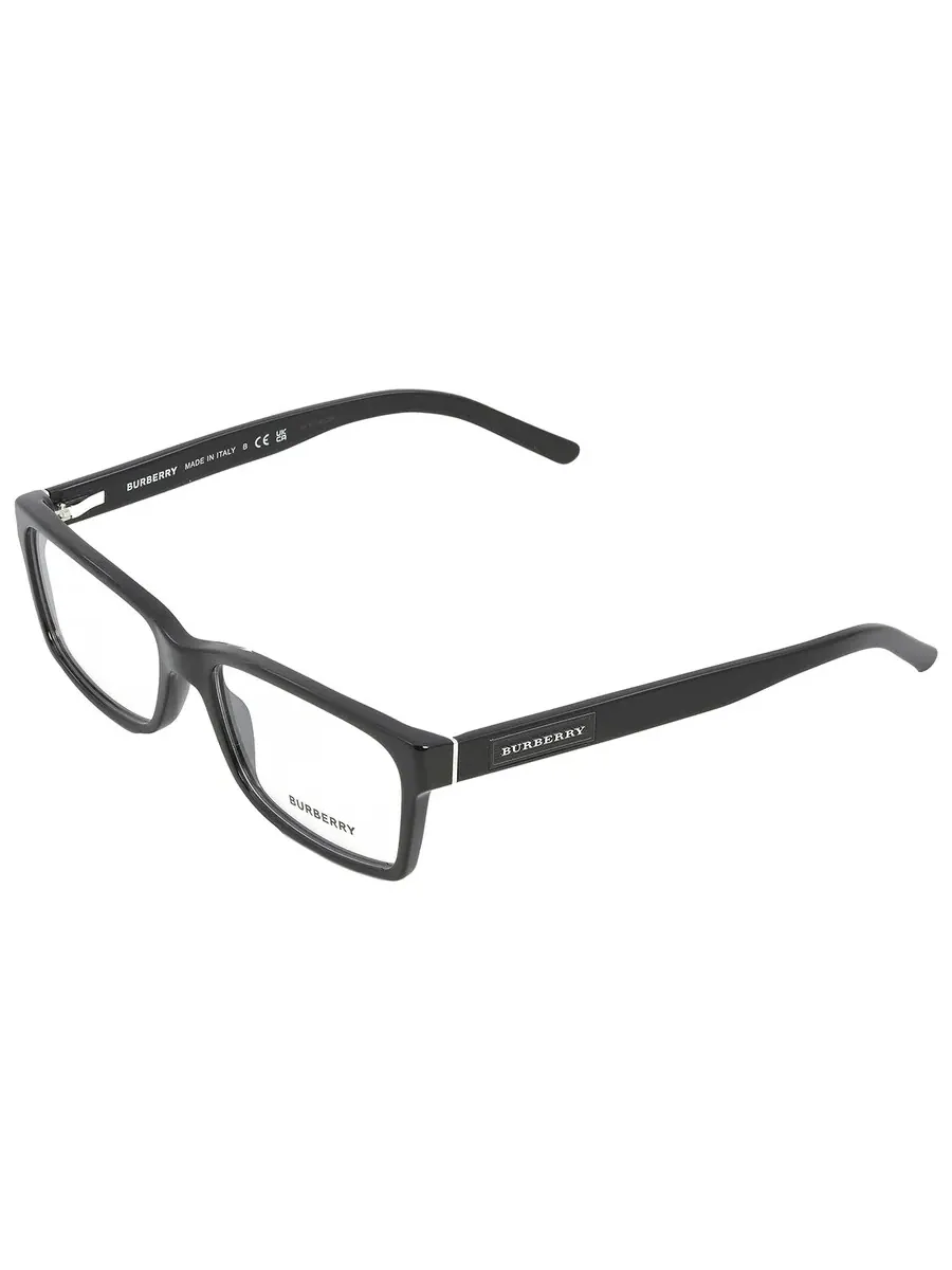 Очки для мужчин Burberry Demo Rectangular BE2108 3001 54 — изображение 4 из 6, черный