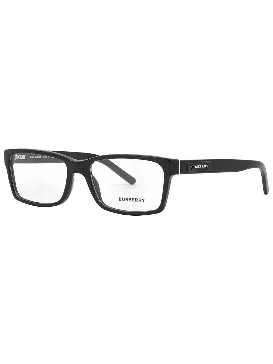 Очки для мужчин Burberry Demo Rectangular BE2108 3001 54 — изображение 5 из 6, черный