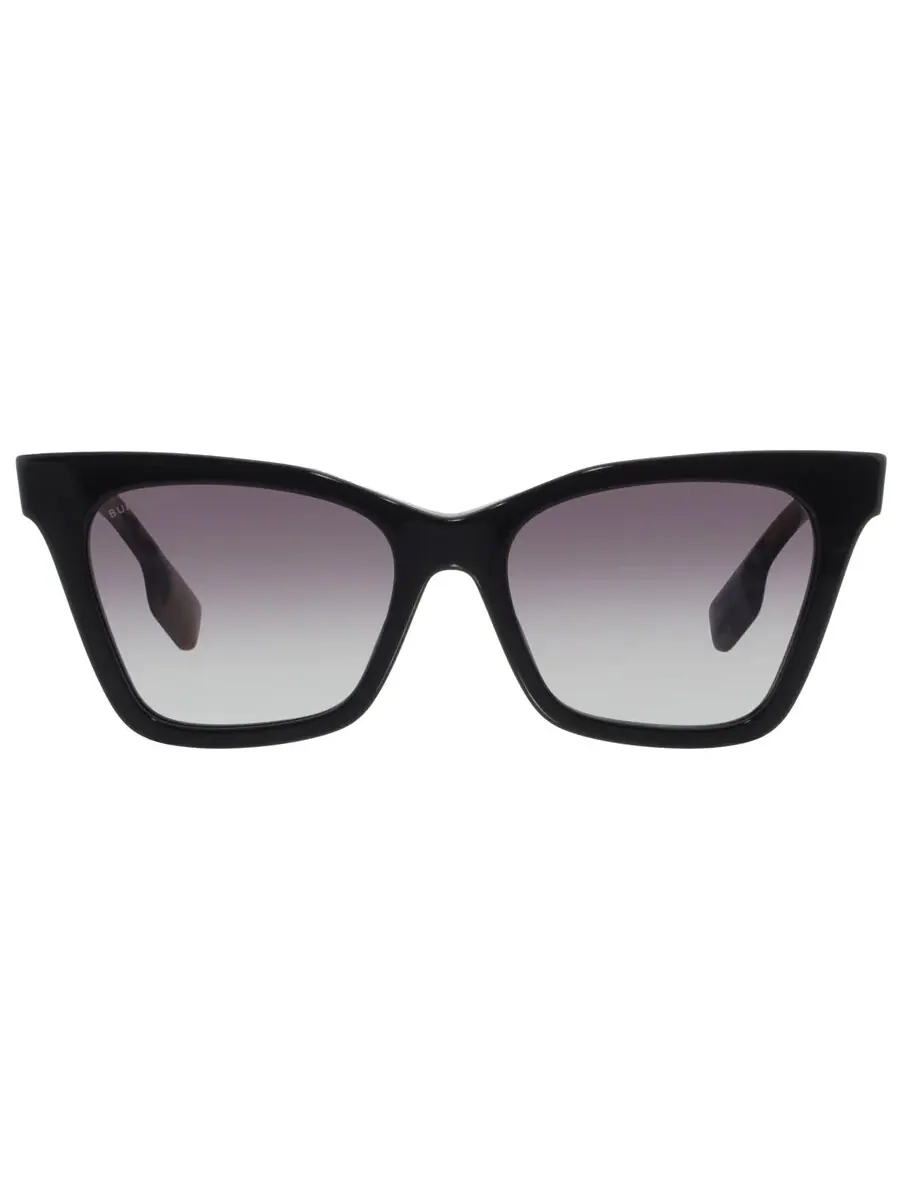 Солнцезащитные очки женские Burberry Elsa серые градиентные Cat Eye BE4346 39428G 53