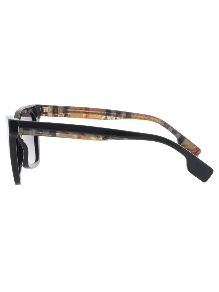 Солнцезащитные очки женские Burberry Elsa серые градиентные Cat Eye BE4346 39428G 53 — изображение 4 из 5, черный