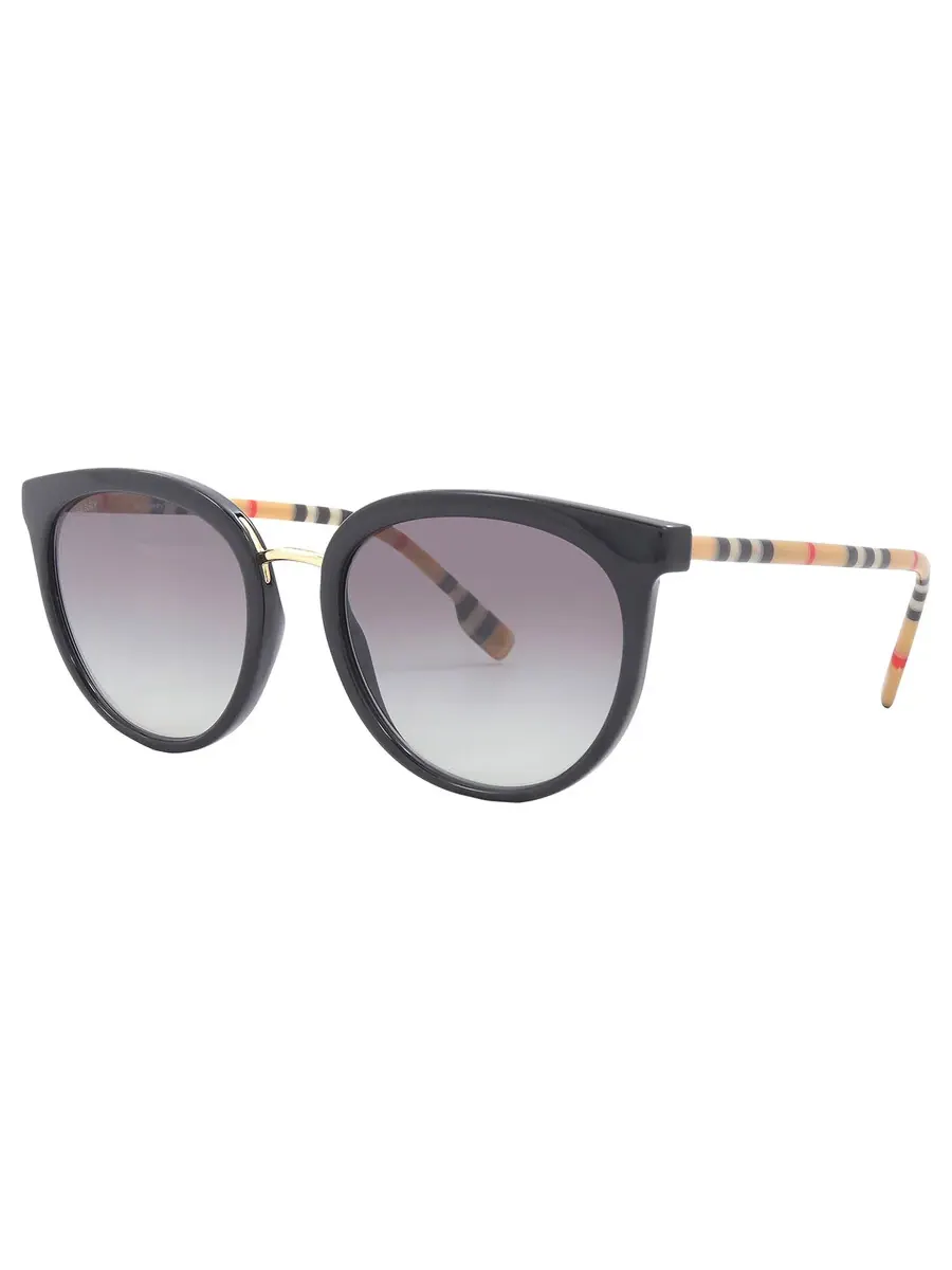 Солнцезащитные очки женские Burberry Willow Gray Gradient Phantos BE4316 385311 54 — изображение 3 из 6, черный