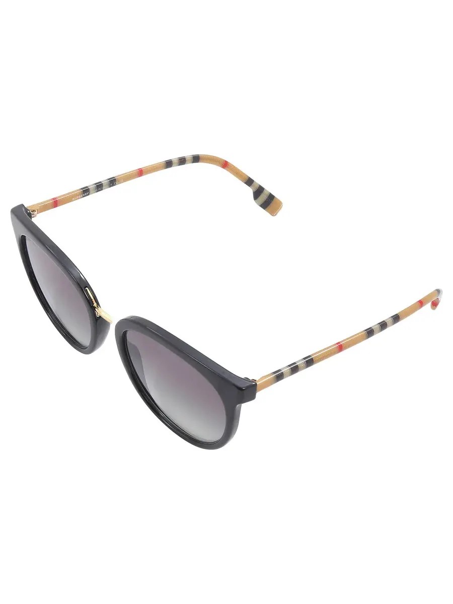 Солнцезащитные очки женские Burberry Willow Gray Gradient Phantos BE4316 385311 54 — изображение 5 из 6, черный