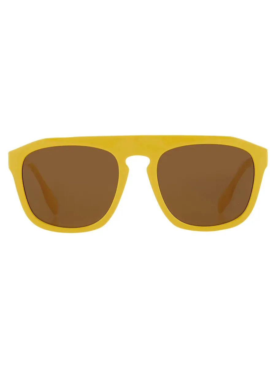 Мужские солнцезащитные очки Burberry Wren Brown Browline BE4396U 407073 57