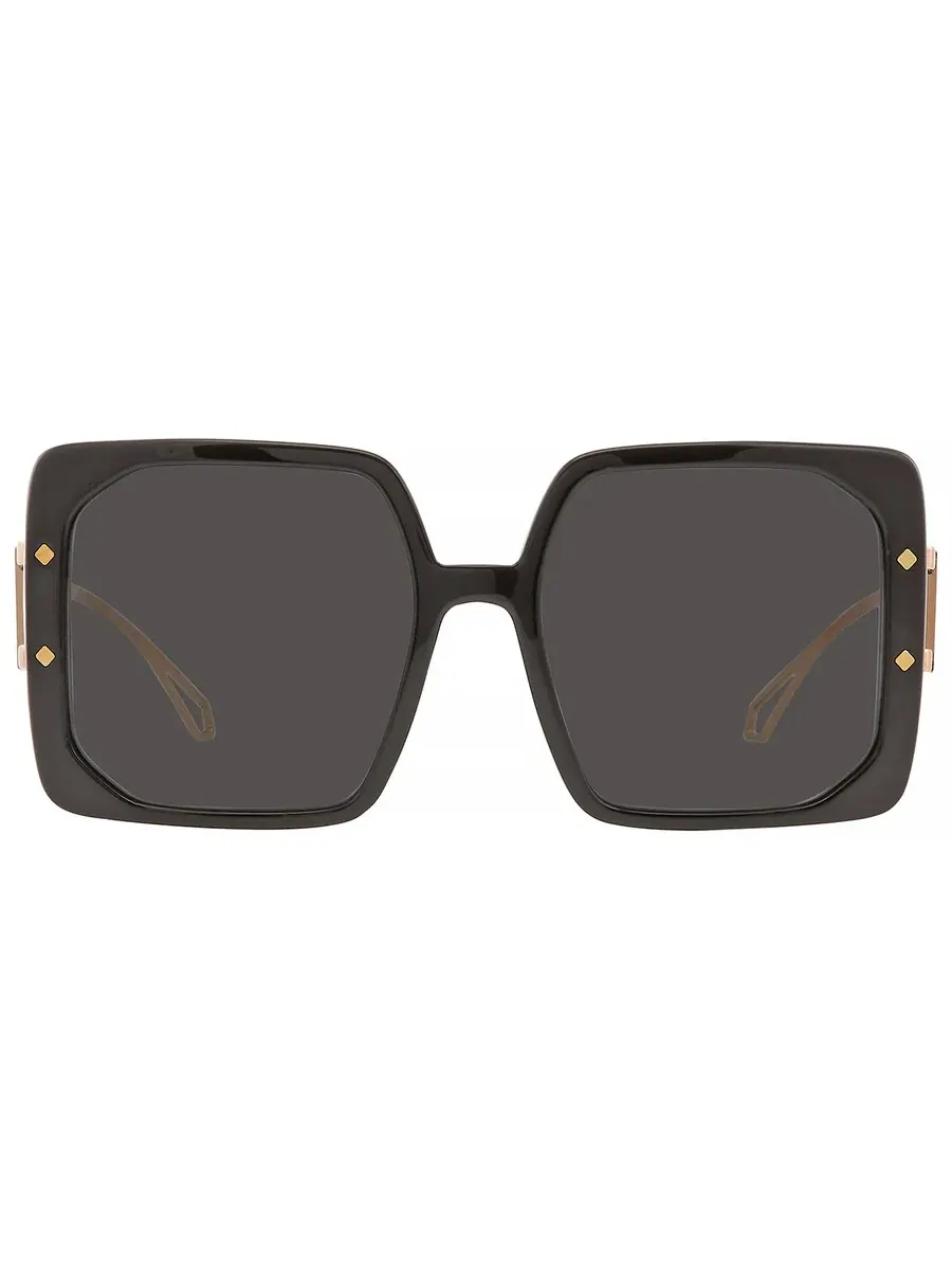 Женские солнцезащитные очки Bvlgari темно-серого цвета квадратной формы BV8254 501/87 55