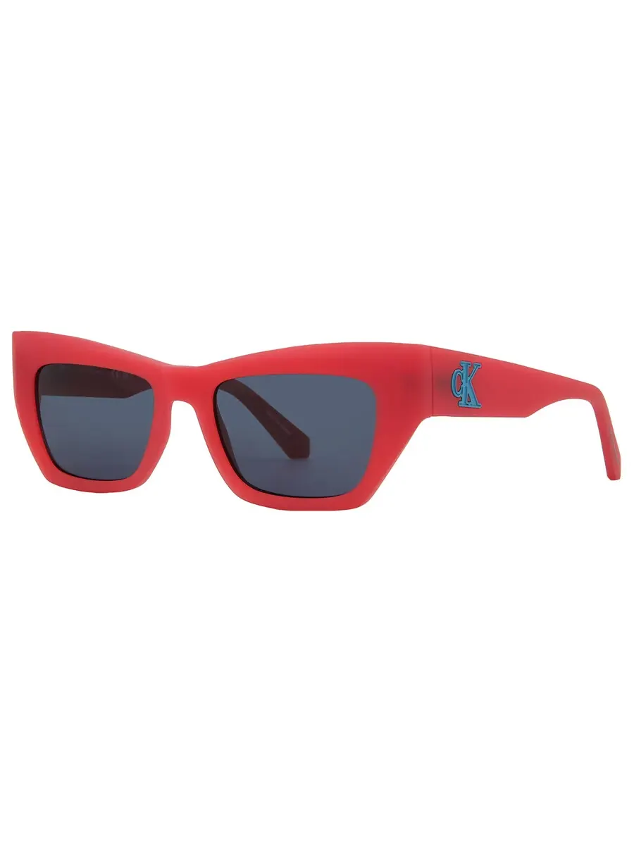 Солнцезащитные очки Calvin Klein Blue Cat Eye унисекс CKJ23641S 600 50 — изображение 2 из 4, красный