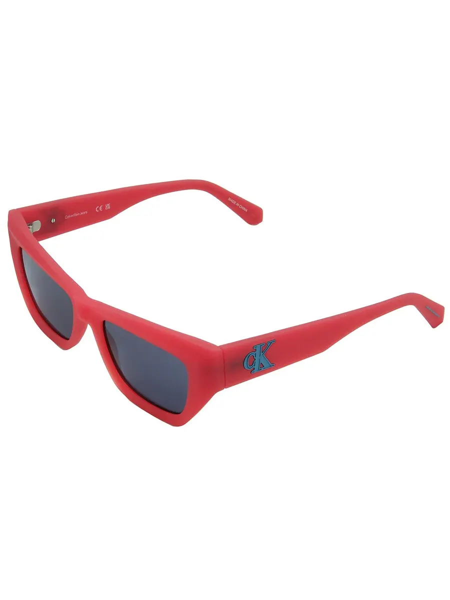 Солнцезащитные очки Calvin Klein Blue Cat Eye унисекс CKJ23641S 600 50 — изображение 4 из 4, красный