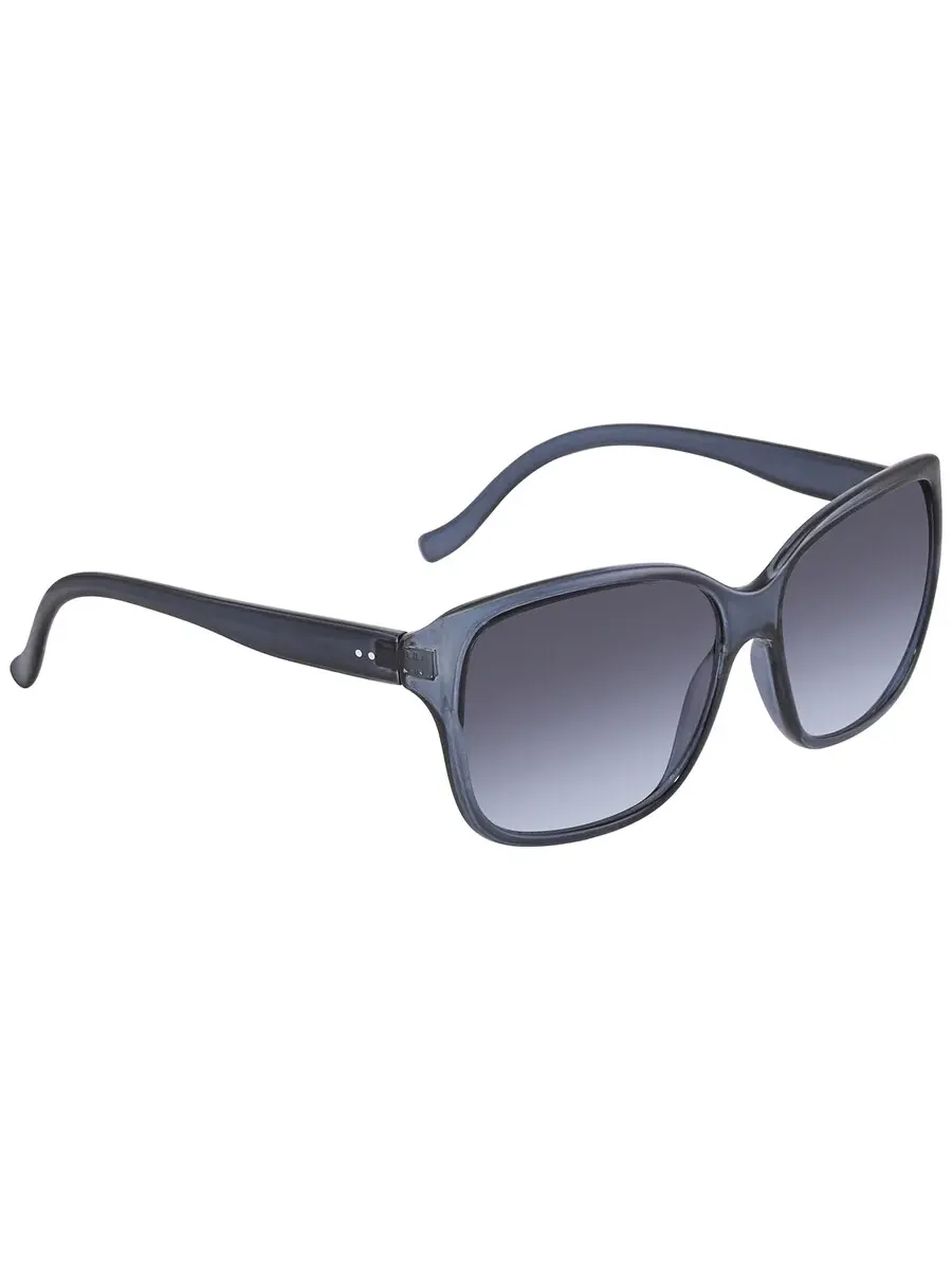Женские солнцезащитные очки Calvin Klein Blue Gradient Oversized CK20518S 410 60 — изображение 3 из 4, синий