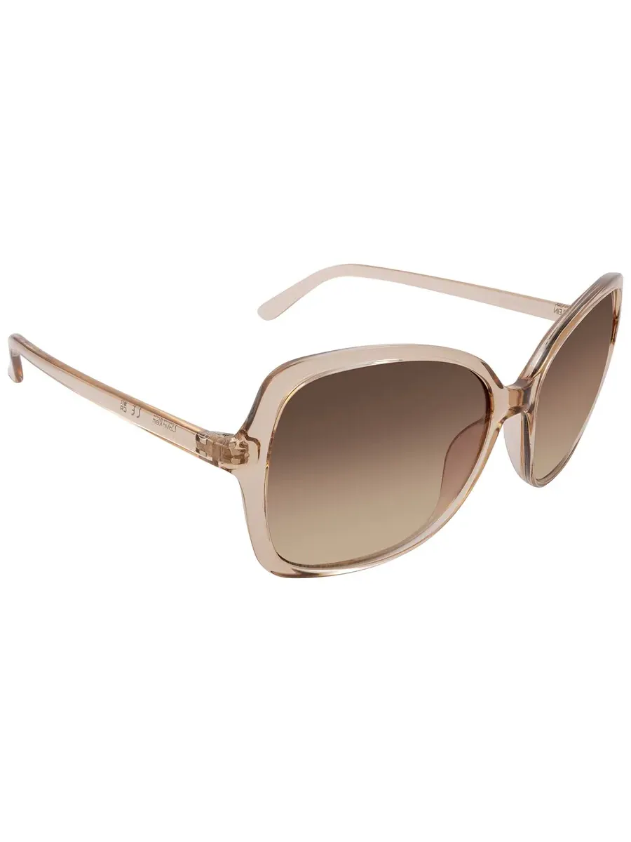 Женские солнцезащитные очки Calvin Klein Brown Gradient Butterfly CK19561S 270 57 — изображение 3 из 4, коричневый