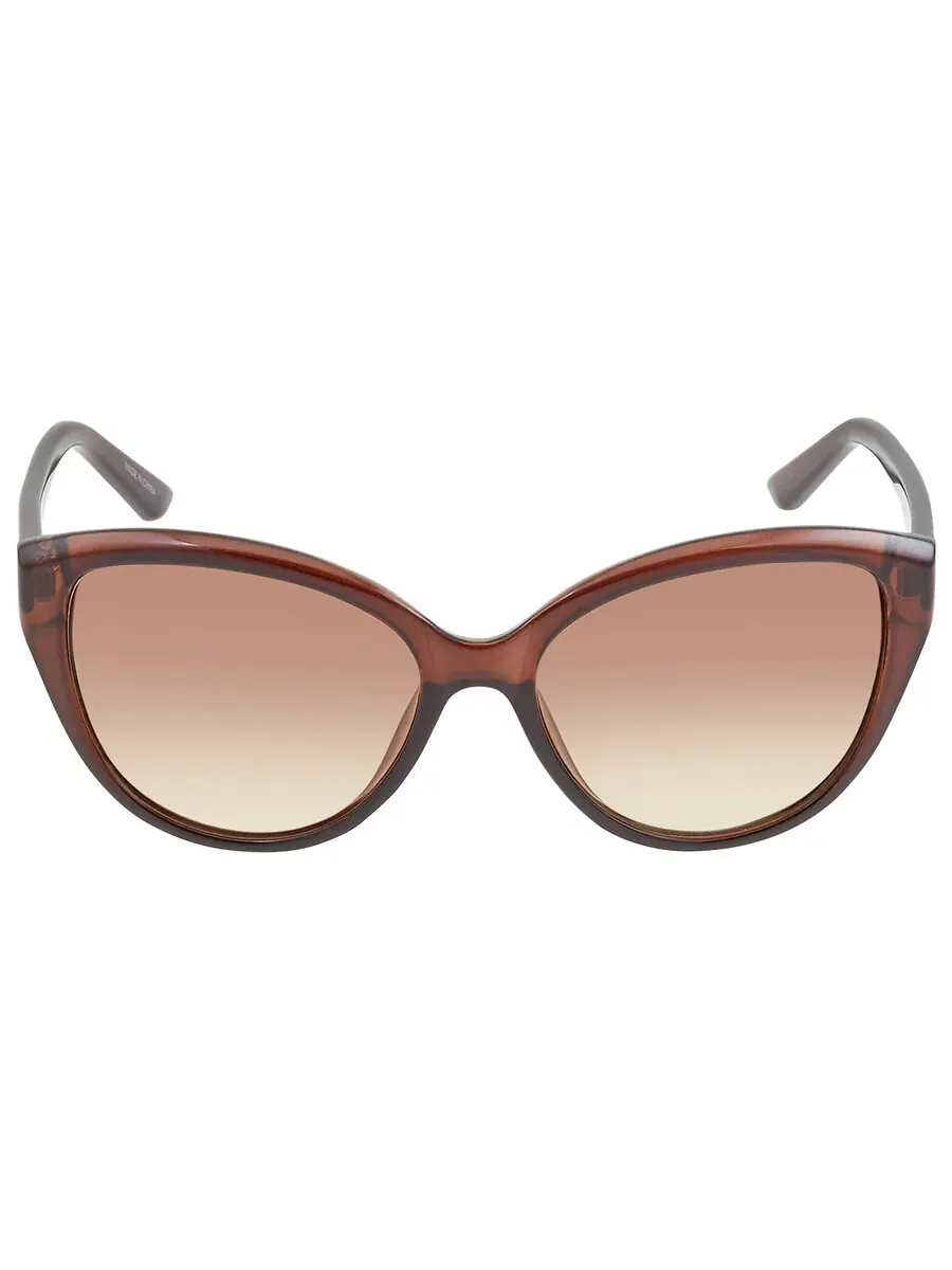 Женские солнцезащитные очки Calvin Klein Brown Gradient Cat Eye CK19536S 210 55