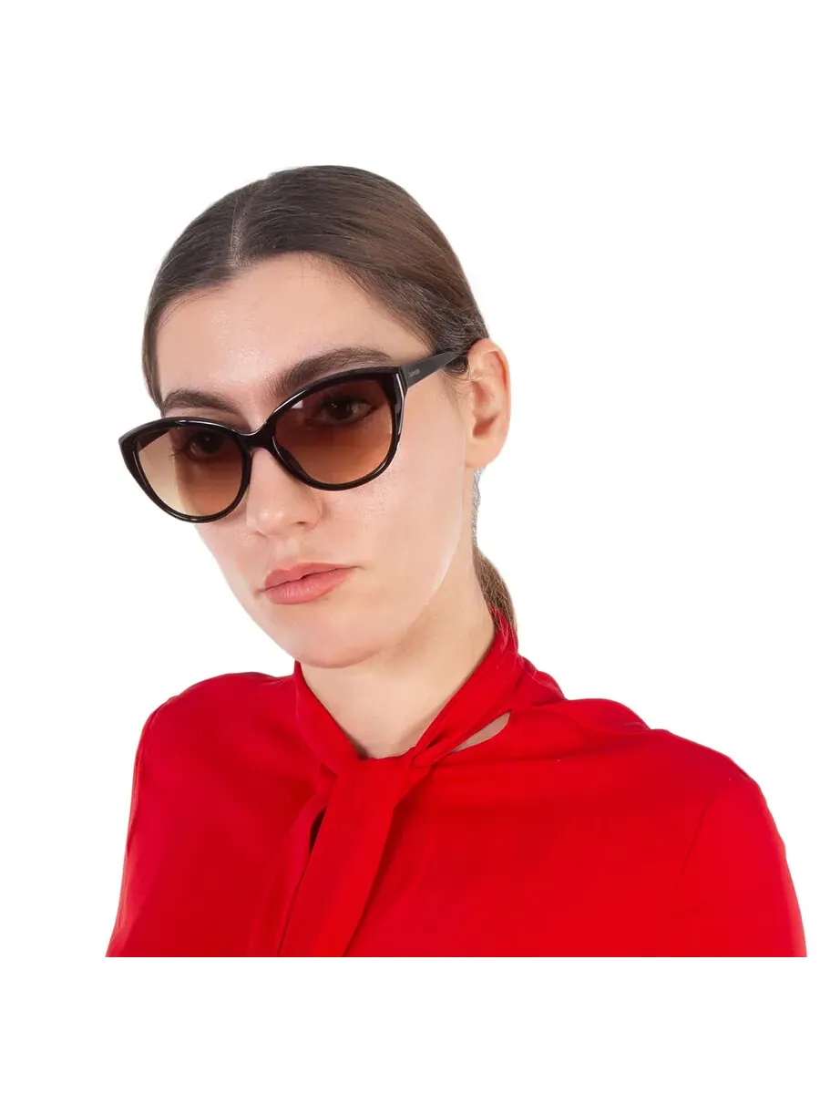 Женские солнцезащитные очки Calvin Klein Brown Gradient Cat Eye CK19536S 210 55 — изображение 2 из 4, коричневый