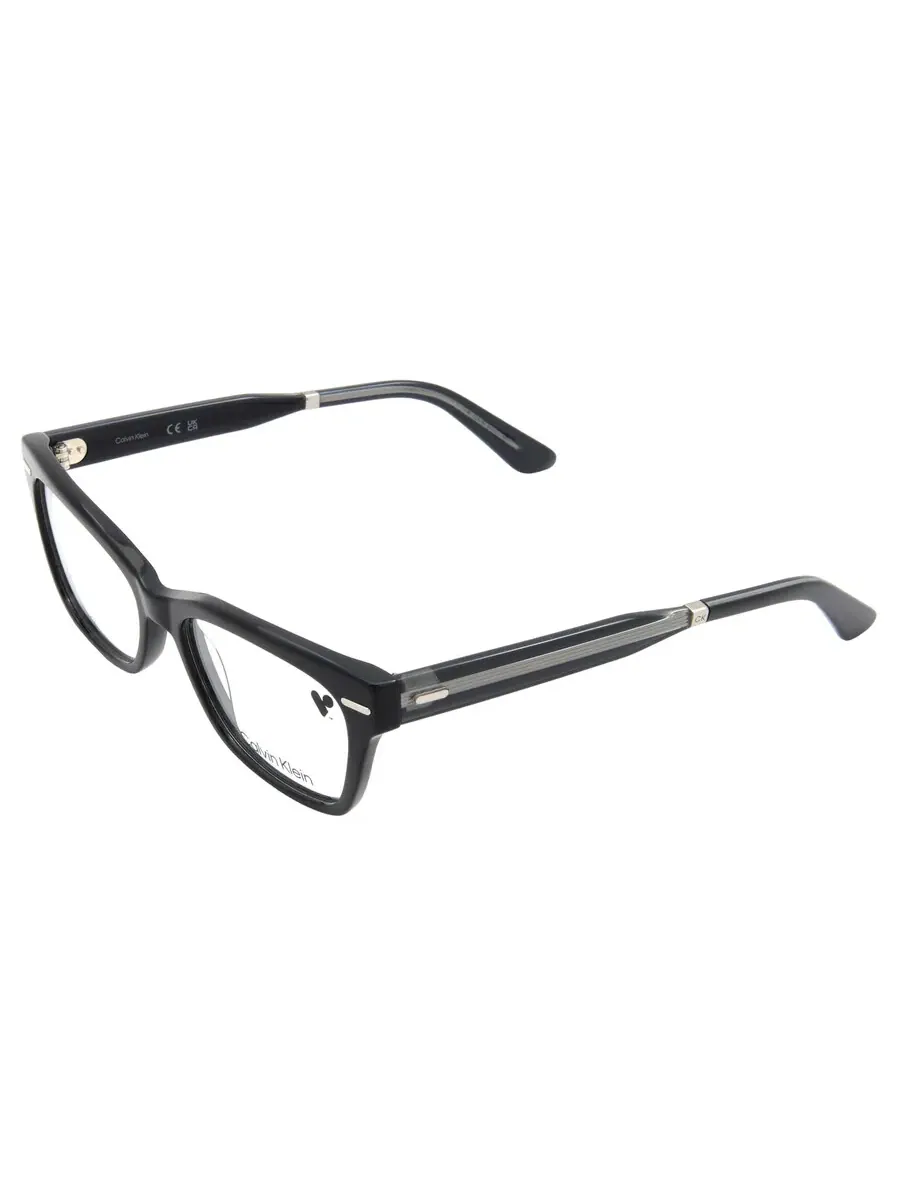 Очки для женщин Calvin Klein Demo Cat Eye CK23512 001 52 — изображение 4 из 4, черный